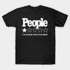 Tamanho Asiático Masculino Camiseta Preta Estampada Pessoas, Uma Estrela, Pesadelo Total, Não Recomendaria Avaliação Sarcástica Estampa Sem Corte Camiseta de Algodão