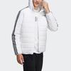 Adidas Neo Casual Outdoor Prošívaná Lehká Bavlněná Péřová Bunda s Kapucí Pánská Bunda Bílá H14200