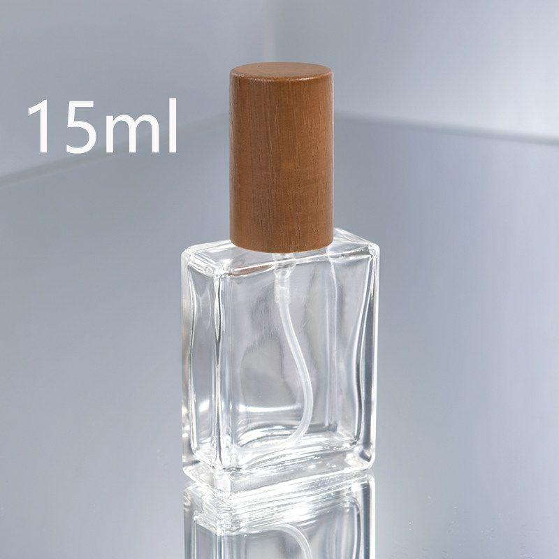 New Travel Portable Sample Wooden Lid Perfume Sub-Bottles