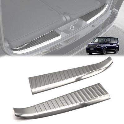 Hasiro Stoßstangenplatte hinten für Toyota Step Wagon und Gepäckraumkratzschutz Stoßstange hinten Kratzer und Flecken Kofferraum Individuell Voll RP6, RP7, RP8, Platte, Schutz,