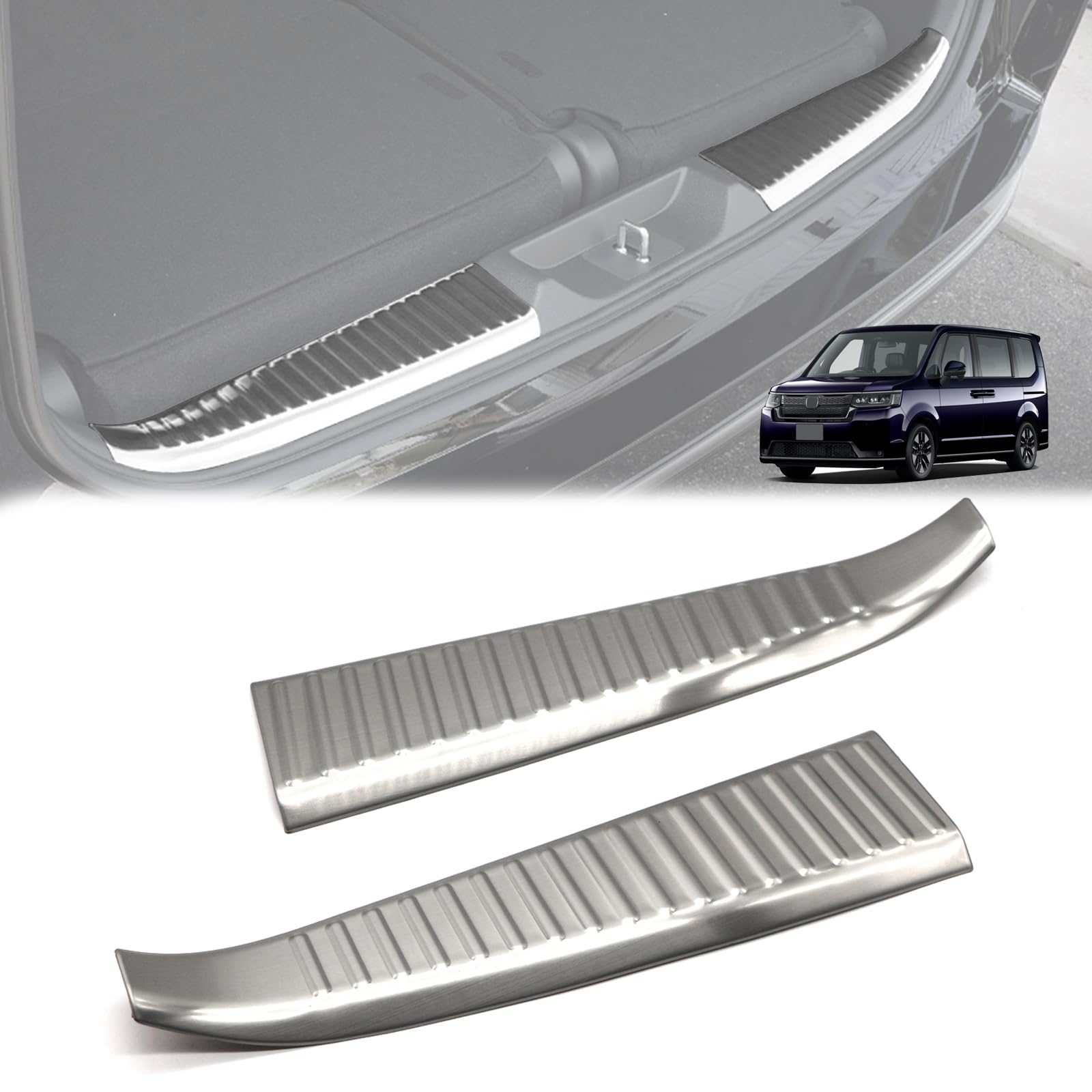 Задняя накладка бампера Hasiro для Toyota Step Wagon и Защитная накладка заднего бампера от царапин и пятен багажника, Индивидуальная, Полная, RP6, RP7, RP8, Накладка, Защита,