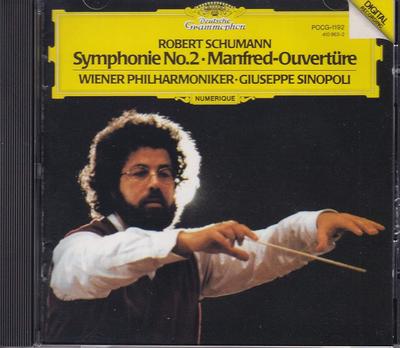 CD VIENNA PHILHARMONIC ORCHESTRA SCHU  Schumann Symphony No. 2 POCG1192  1990 Japan ObiClassical Used