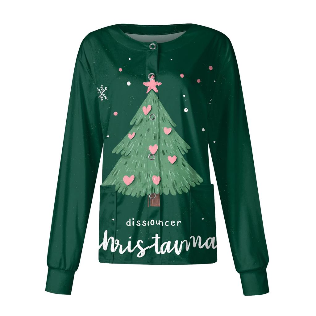 Women Long Sleeve Pocket Working Stand-up Collar Solid Color Single-breasted Protective Overalls Cardigan Jacket Top