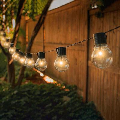 Solar Lichterketten Außen Solar Glühbirnen Lichterkette 8 Modi IP44 Wasserdicht Solarbetrieben Fee