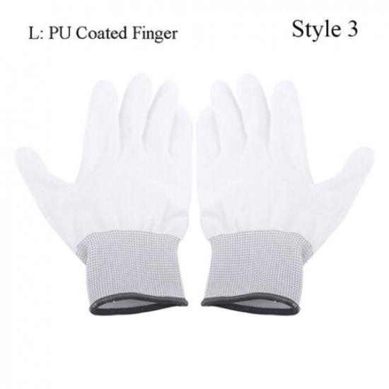 1 Pair Clean Gloves PU Coated Finger Gloves Antiskid Glove Anti Static Mitte ca