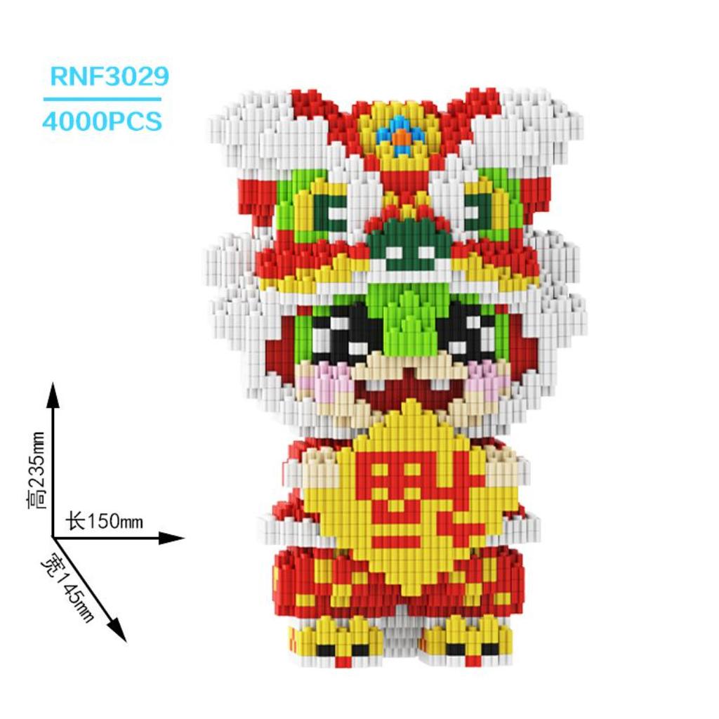 Magic Child Nezha Building Block Small Particles 2025 Boys And Girls Assembled Toys Adult Version Puzzle Gift Ornament