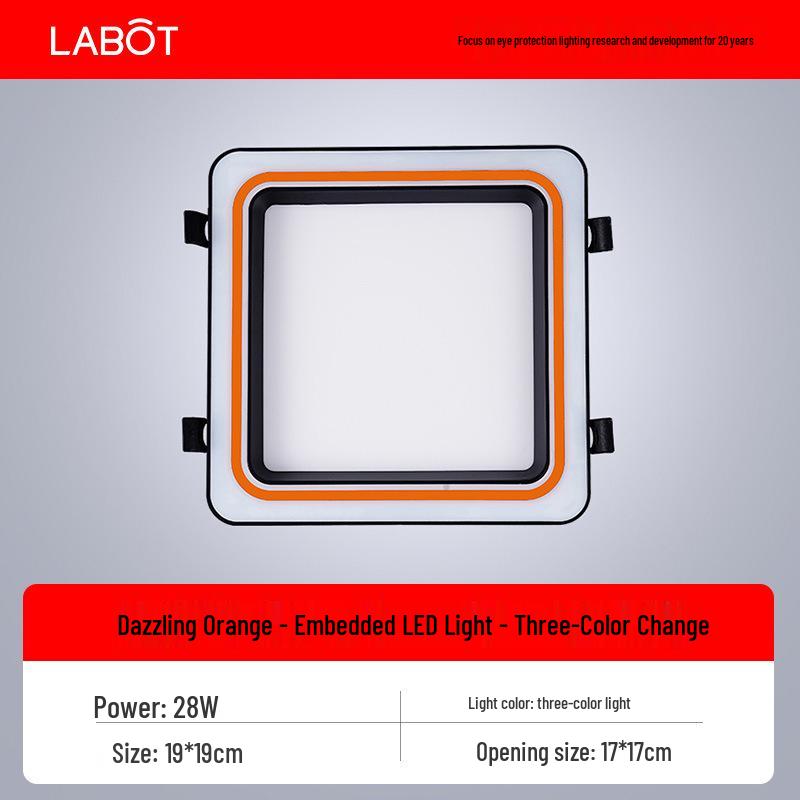 Large Recessed Square Downlight Panel with Honeycomb Design for Kitchen and Bathroom Ceilings (2020 Model)