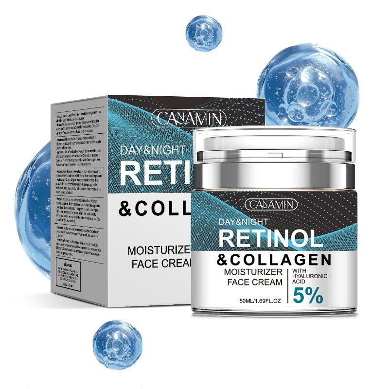 Retinol Collagen Face Cream Anti-Wrinkle Firming 50ml Pump Moisturizer Repair