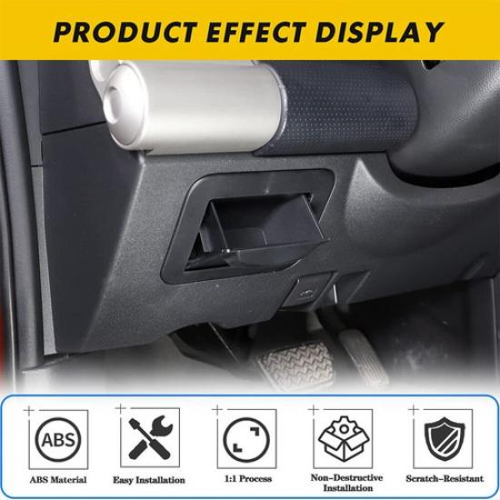 For 2007- Toyota FJ Cruiser Interior Dashboard Fuse Cover Storage Box Trays