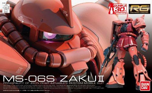 RG Mobile Suit Gundam MS-06S Char's Zaku 1/144 Scale Pre-Colored Plastic Model