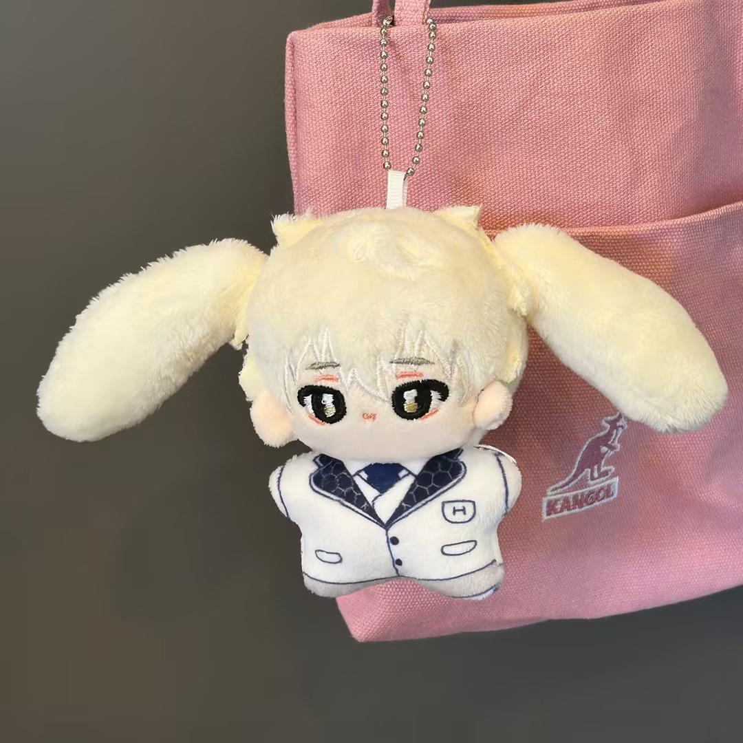 Poupée Peluche Bleue Lock 10cm Poupée en Peluche Seishiro Nagi Isagi Yoichi Chigiri Bachira Meguru Pendentif Porte-clés Jouet Pour Cadeau