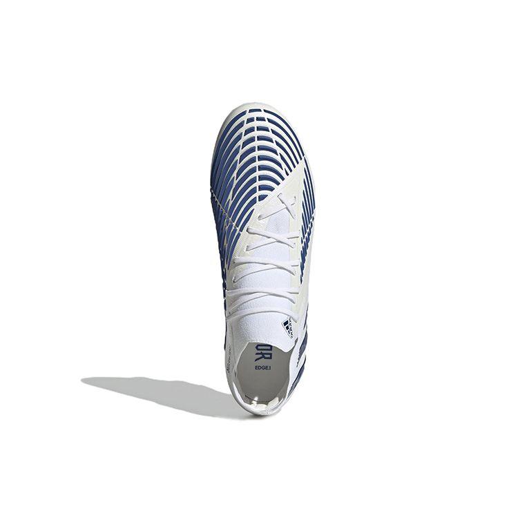 adidas Predator Edge.1 Low FG White Hi-Res Blue Men Sneakers Cloud-White GV7388