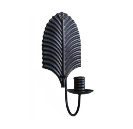 

Iron Wall Candle Holder with Detachable Tray Designed for Use in Weddings For Home Decoration and Festive Spaces чёрный