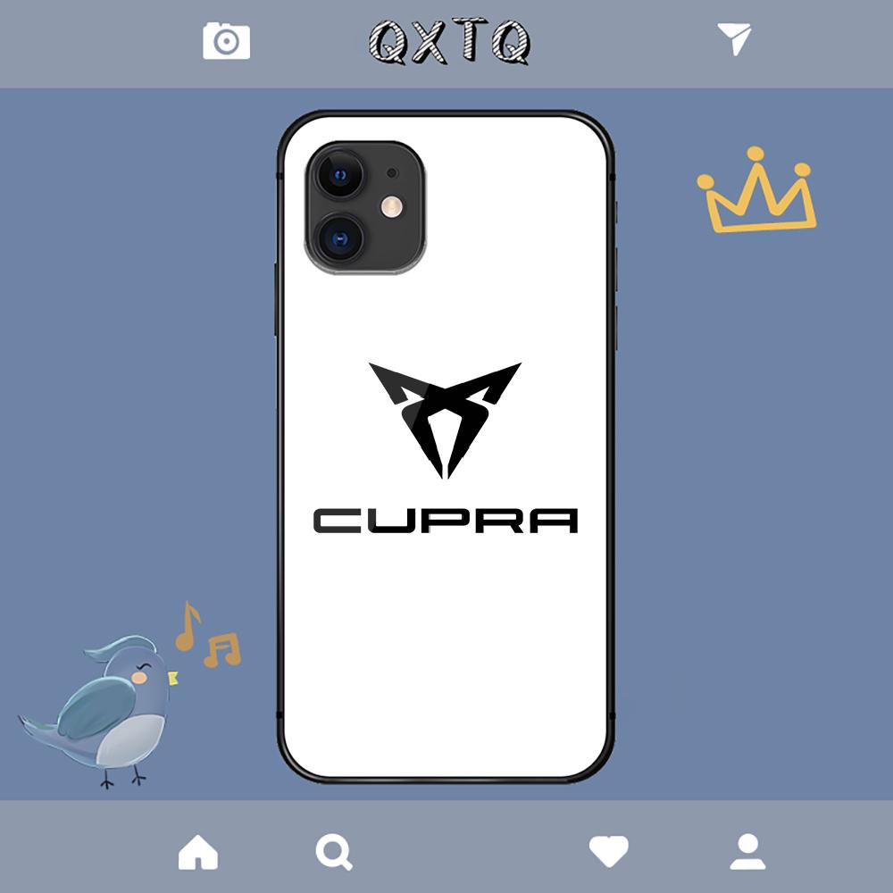 Cupras Spanische Mode Logo Hülle Für iPhone Samsung Galaxy Redmi Note S 17 16 15 14 13 20 24 25 54 Pro Max Ultra Fe Gehärtetes Glas Abdeckung