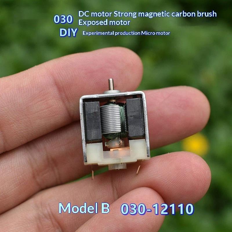1 stk. DC 3V-6V 27000/22000 omdr./min. Høj hastighed Stærk magnetisk motor DIY Legetøjsbil RC Ho Model Slot Car Mikro 18 mm Nøgen Firkantet Motor