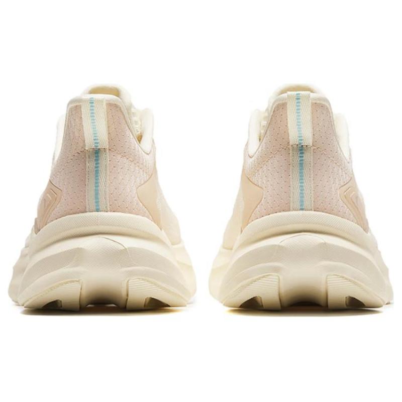 Anta Cushioned Wear Resistant Breathable Lightweight Low Top Running Shoes Women's White Brown Sneakers 922425506-5