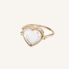 Hohle Herzförmige Box Ring DIY Design Transparente Box Ring Kreisförmige Box Ring Valentinstag