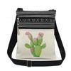 1 Sac cabas imprimé cactus pour femme Sacs à bandoulière Sacoche facteur 6907