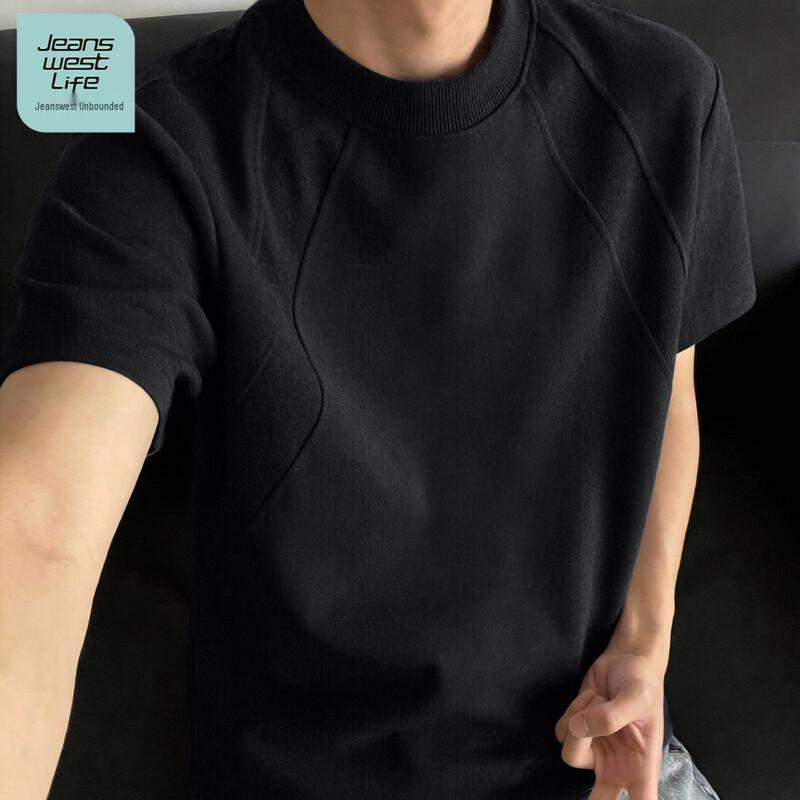 JEANSWEST LIFE Men s Casual Short Sleeve T-Shirt M