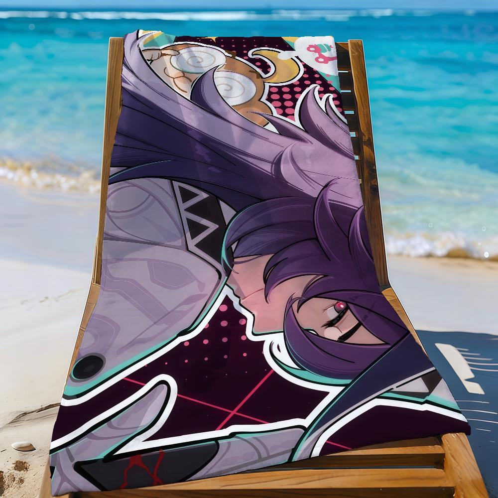 Spiel Ashveil Honkai Star Rail Handtuch Sport Schnelltrocknend Reise Campingausrüstung Sanddicht Weich Leicht Großes Strandtuch
