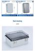 Outdoor X2 Waterproof ABS Junction Box with Transparent Cover