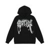 2021 Winter Mens Hooded Sweatshirt Cotton Fleece Skull Graphic Casual Streetwear Teens