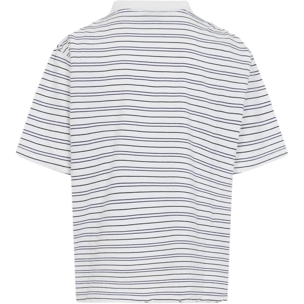 Balenciaga Laurel Classic Pique Striped Polo Shirt 828531TSVF79086