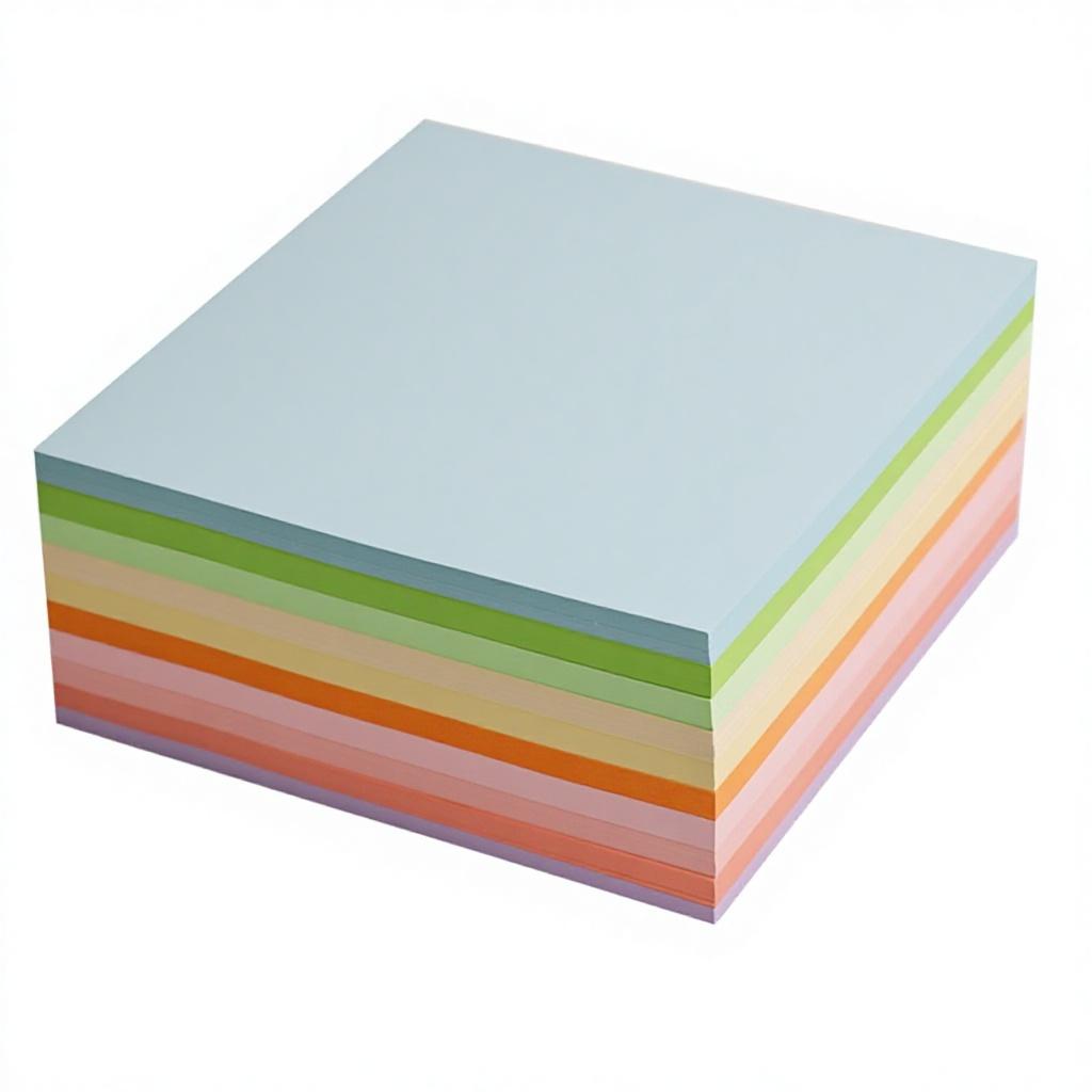 A4 Children's Origami Craft Paper 15cm Square Mixed-Color Non-Adhesive Basic Packaging for Elementary School Kindergarten One