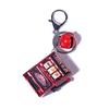 Retro Joystick Fruit Machine Keychain: Playable Spin Wheel Pendant Toy