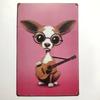 Vintage Metal Tin Sign Toilet Humor Wall Art Home Bar Decor