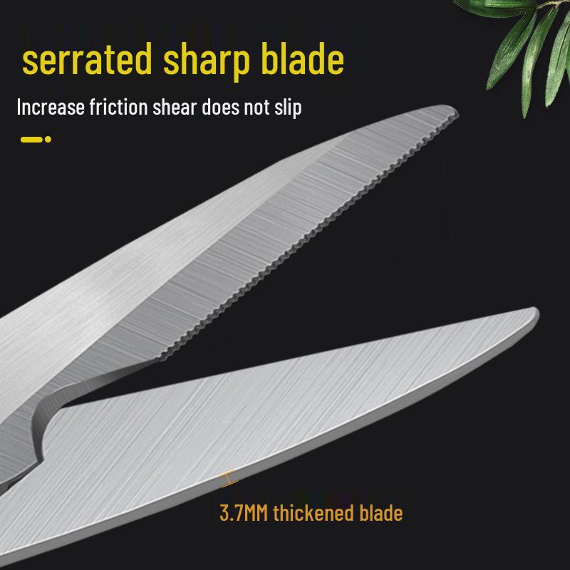 Industrial Multi-Purpose Tin Snips & Shears: PVC Slot, Wire Cutting, Electrician & Garden Pruning