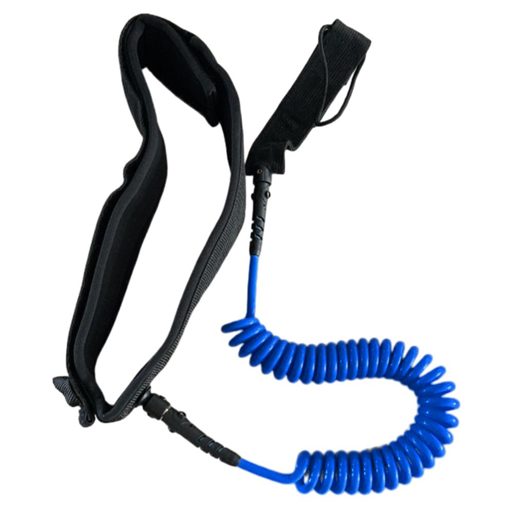 Surfboard Leash Maximum Tensile Length Up To 10 Feet Safety Board Leash SUP Surfboard Waist Leash Belt for Stand Paddle Boards