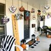 Cute Halloween Paper Hanging Ornament Cat Pumpkin Pendant Creative Ghost Ornament  Yard Decor