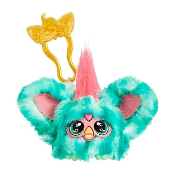 Hasbro Furby Furblets Melony Mini Friend, Over 45 Sounds, Furby Language, Electric Plush Toy, For Boys and Girls, Ages 6 and Up, Watermelon, Red and