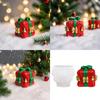 Christmas Gift Box Shape Silicone Candle Mould Baking Mold For Epoxy Resin Candle Soap Chocolate Holiday Decoration
