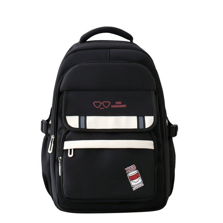 Schoolbag New Large Capacity Lightweight Burden Reduction Retro Versatile High Value School Bag Junior High School Student College Student Backpack