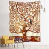 Tapiserie Arborele Vieții Agățat pe perete Artă misterioasă abstractă Vrăjitorie Hippie Tapitz Decor în stil modern pentru dormitor