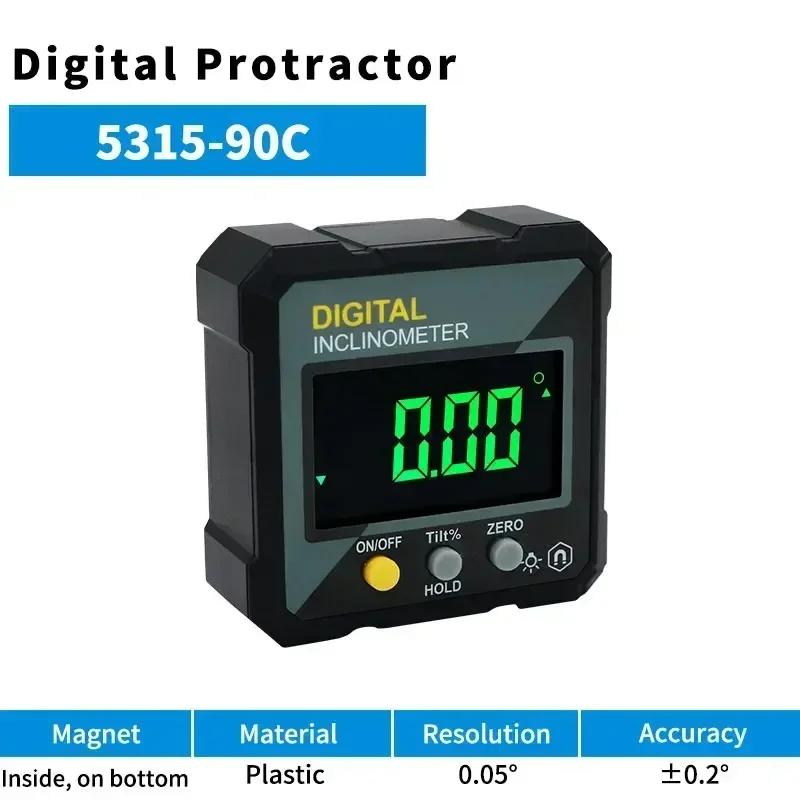 

Tools For Woodwork Protractors Angle Finder Digital Inclinometer Mini Bevel Box Angle Gauge Level Measuring Instruments