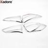 For Hyundai Tucson 2015 2016 2017 2018 Chrome Car Rear Tail Light Lamp Cover Trim Taillight Frame Trims Exterior Accessories