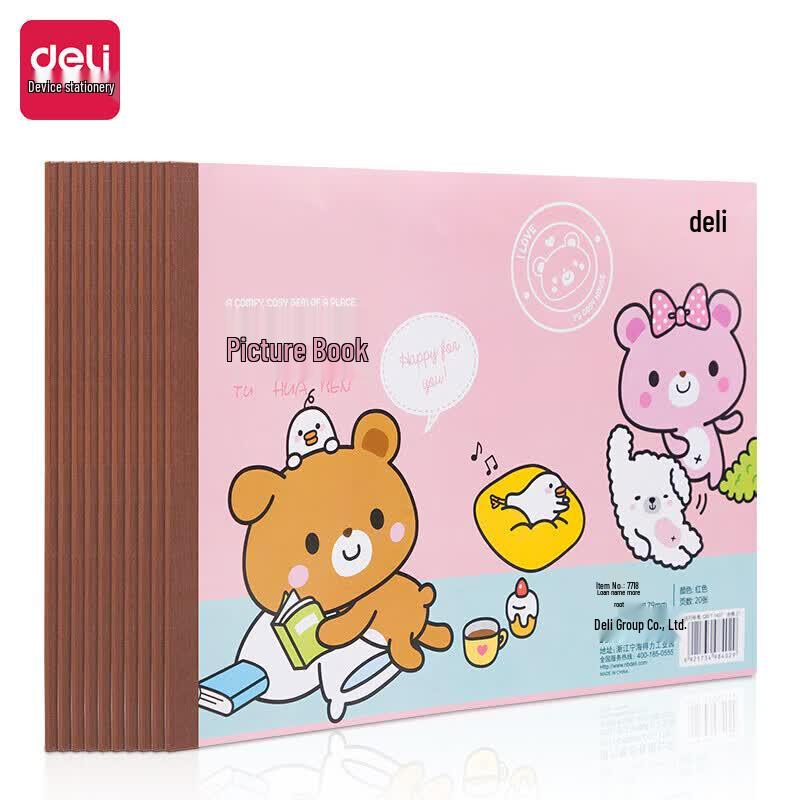 Deli A4 Kids Drawing & Doodle Book (10-Pack)