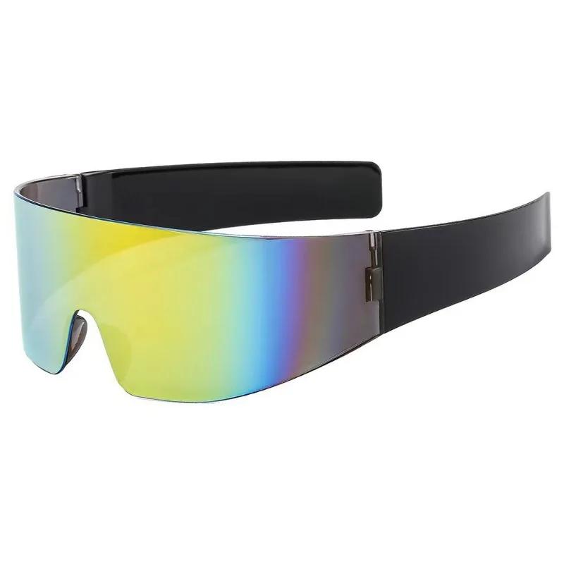 Nowe Bezramkowe Okulary Przeciwsłoneczne Jednoczęściowe Damskie Męskie Projektant Moda Okulary Słoneczne Outdoorowe Okulary do Kolarstwa UV400 Okulary Słoneczne