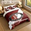 Juego de Cama 1 Funda Nórdica 2 Fundas de Almohada Estampado Feyenoord Ropa de Cama Suave Decoración de Dormitorio