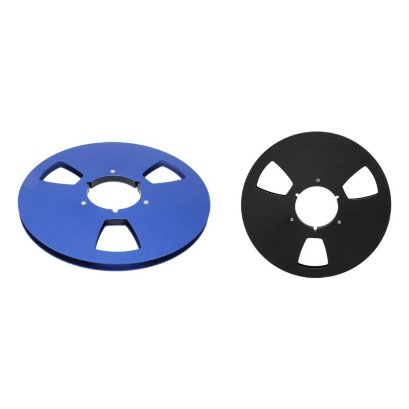 10.5Inch Aluminum Empty TapeReel Empty Take UpReel toReel Tape Hubs For 1/4Inch Audios Tape Studio Equipment