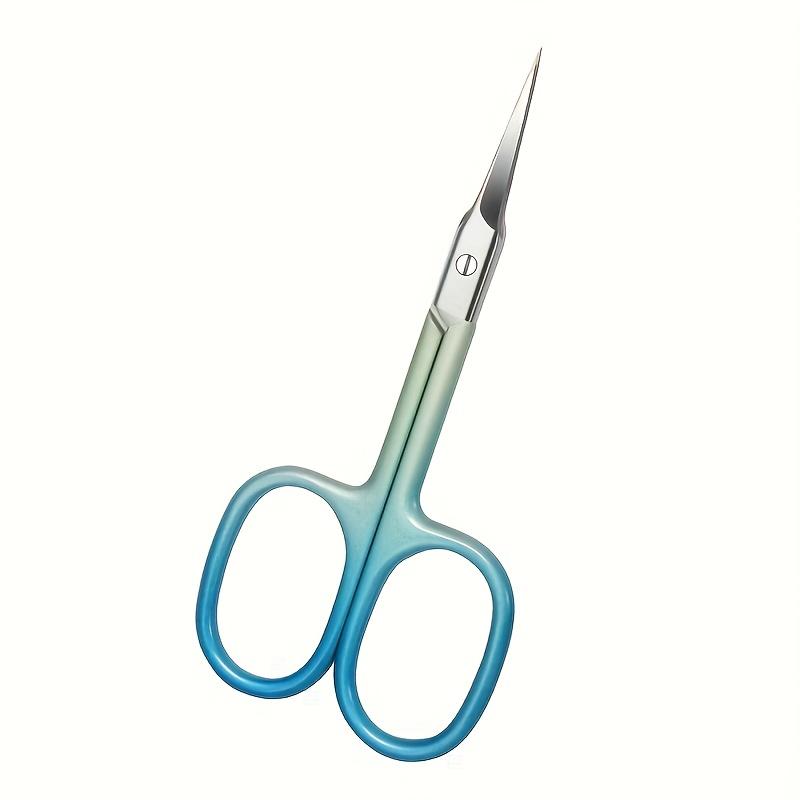 Professional Stainless Steel Cuticle Scissors and Beauty Scissors Nail Cuticle Trimmer Cuticle Cutter1pc Pointed Curved Blade