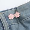 Kirschblüten-Knopfversteller für Hosen und Röcke Sakura Taillenverenger Einstellbare Taillenschnalle für Jeans Kein Nähen erforderlich