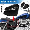 Motorcycle Black Side Cover Left Right Protection Cover Battery Fairing Cover For Harley Sportster XL883 XL1200 48 04-13