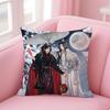 New Arrival Mo Dao Zu Shi Cushion Cover Pillowcase Short Plush Invisible Zipper Room Sofa Cushion Cover