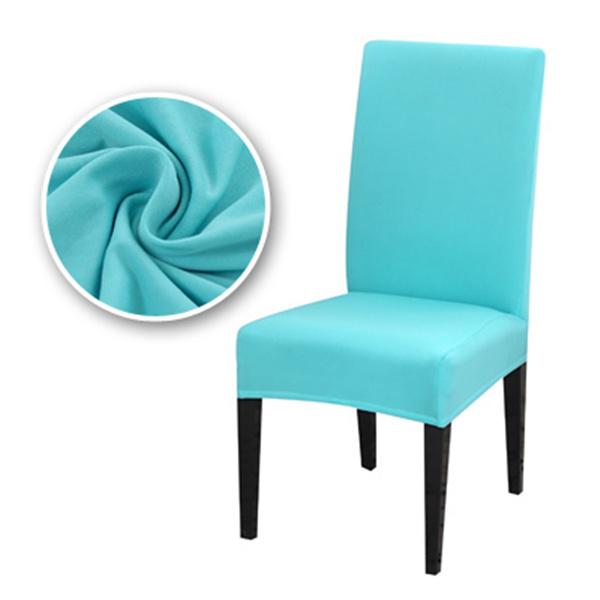 Slipcover Removable Anti-dirty Seat Chair Cover Spandex Kitchen Cover for Banquet Wedding Dinner Restaurant