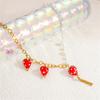 Fruit Glass Pendant Necklace for Women Featuring Handcraft Designs and Vibranting Color for Casual or Festive Occasions