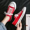 Shoes For Women Low-Top Vulcanized Canvas Platform Sneakers Black Flats Tennis Female Classic Student Small Couples Skateboard